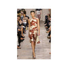 Secondhand 6267 Iris Floral Print Draped Silk Dress - '00s
