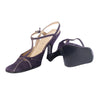 Secondhand Prada Purple Suede T-Strap Pumps – '00s