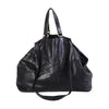 Yves Saint Laurent Rive Gauche Black Leather Oversized Tote Bag