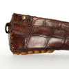 Gianfranco Ferré Brown Crocodile Leather Loafers - 2000s Second hand