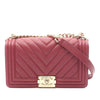 Chanel Old Medium Quilted Caviar Boy Flap Secondhand