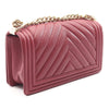 Chanel Old Medium Quilted Caviar Boy Flap Secondhand