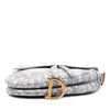 Dior Oblique Embroidered Canvas Saddle Bag Secondhand