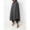 Secondhand Hermès Grey Wool Cape - '90s