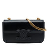Celine Smooth Calfskin Cuir Triomphe Chain Shoulder Bag Secondhand