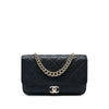 Chanel Large CC Quilted Caviar Studded Single Flap Secondhand