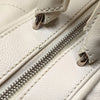 Secondhand Chanel Cream White Quilted Leather Handbag - 2000s
