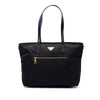 Prada Saffiano Trimmed Tessuto Satchel Secondhand