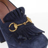 Gucci Blue Suede Pumps - 2010s Second hand