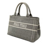Miu Miu Small Denim Logo Satchel Secondhand