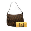 Fendi Zucca Canvas Shoulder Bag Secondhand