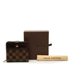Secondhand Louis Vuitton Damier Ebene Compact Zip Wallet