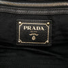 Prada Vitello Daino Trimmed Tessuto Satchel Secondhand