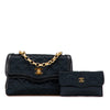 Secondhand Chanel CC Quilted Satin Bijoux Chain Single Flap