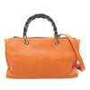 Gucci Medium Calfskin Bamboo Shopper Satchel Secondhand
