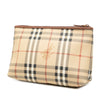 Burberry Haymarket Check Coated Canvas Pouch Secondhand