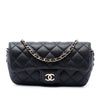 Chanel CC Quilted Caviar Sunglasses Case with Chain Secondhand