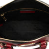 Burberry Small Heritage Grain Check Embossed Leather Orchard Bowling Bag Secondhand