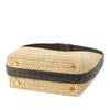Bottega Veneta Mini Nappa Intrecciato Trimmed Raffia Wallace Handbag Secondhand