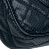Chanel CC Quilted Perforated Lambskin Single Flap Secondhand