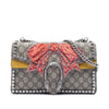 Secondhand Gucci Medium GG Supreme Embroidered Crystal Bow Dionysus Shoulder Bag