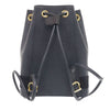 Ferragamo Lizard Embossed Leather Vara Bow Drawstring Backpack Secondhand