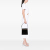 Burberry House Check Trimmed Leather Shoulder Bag Secondhand