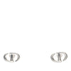 Dior Stainless Steel CD Logo Earrings Secondhand