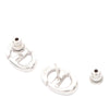 Dior Stainless Steel CD Logo Earrings Secondhand