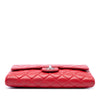 Chanel CC Quilted Caviar Flap Clutch on Chain Secondhand