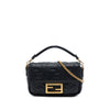 Fendi Mini Zucca Embossed Leather Baguette Satchel Secondhand