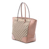 Secondhand Gucci GG Canvas and Leather Bree Tote