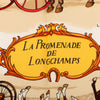 Hermès La Promenade De Longchamps Silk Scarf 90 Secondhand