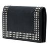 Saint Laurent Studded Leather Monogram Clutch Secondhand