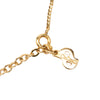 Secondhand Dior Gold Plated Strass CD Logo Pendant Necklace