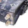 Christian Louboutin Nano Grained Calfskin Paloma Fringe Satchel Secondhand
