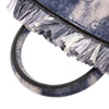 Christian Louboutin Nano Grained Calfskin Paloma Fringe Satchel Secondhand