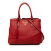 Prada Vitello Daino Open Convertible Tote Secondhand