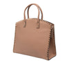 Secondhand Valentino Leather Rockstud Dome Shopper Satchel