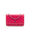 Chanel CC Quilted Patent Wallet on Chain Secondhand