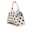 Balenciaga Small Smooth Calfskin Sprayed Polka Dot Hourglass Satchel Secondhand