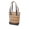 Secondhand Burberry Haymarket Check Canvas Tote