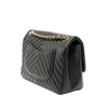 Secondhand Chanel Mini Chevron Calfskin Rock The Corner Flap