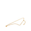 Secondhand Dior Gold Plated Logo Pendant Necklace