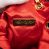 Saint Laurent Velvet Tassel Drawstring Bucket Bag Secondhand