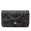 Chanel Medium Classic Strass Embellished Denim Double Flap Secondhand