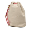 Prada Canvas Canapa Logo Drawstring Pouch Secondhand