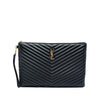 Saint Laurent Chevron Calfskin Cassandre Document Holder Secondhand