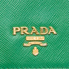 Prada Saffiano Lux Wallet On Chain Secondhand