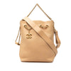 Chanel Large CC Quilted Calfskin On My Shoulder Drawstring Bucket Bag Secondhand